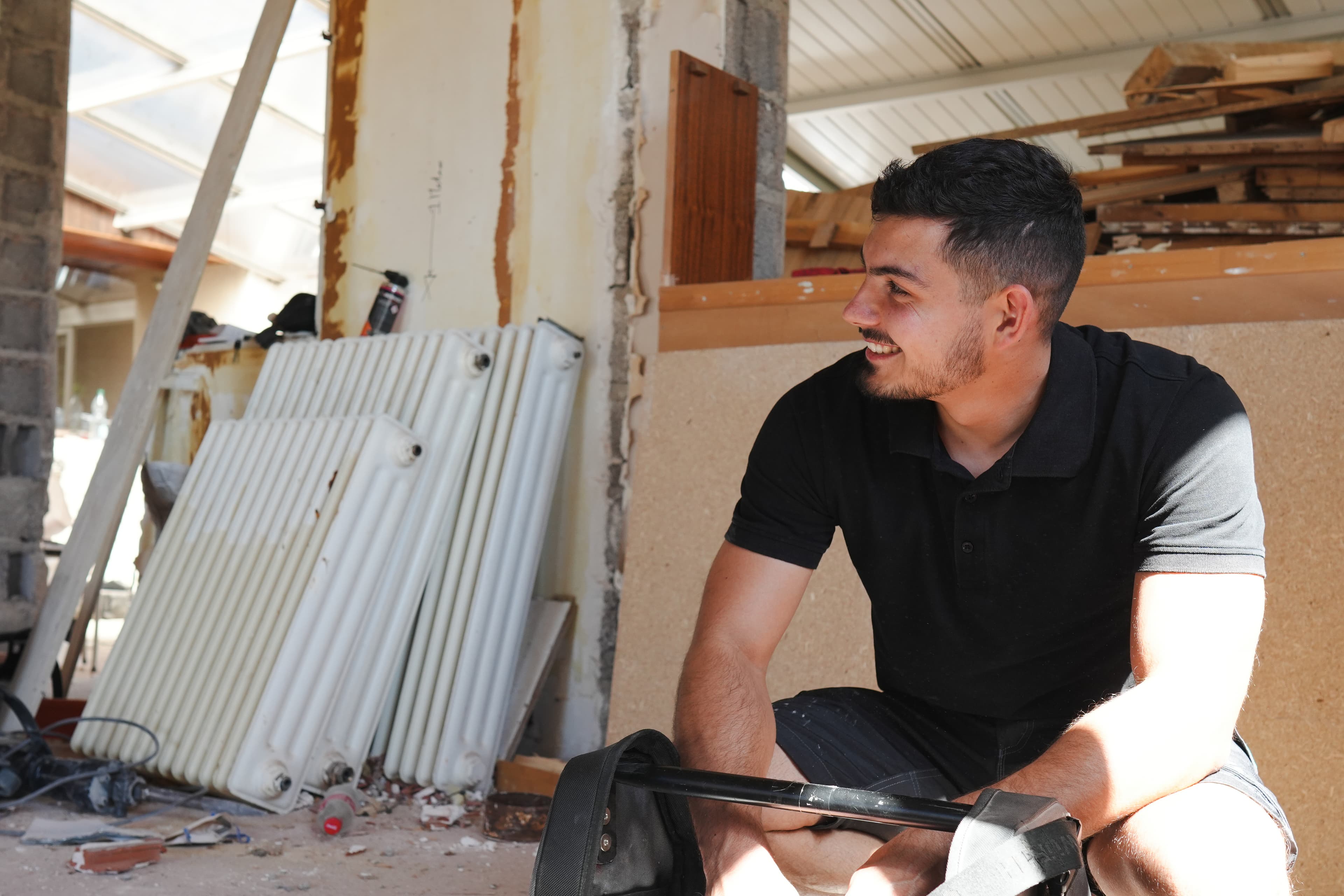 Jérémy PCR, plombier chauffagiste à Riom — chantier de rénovation en Auvergne